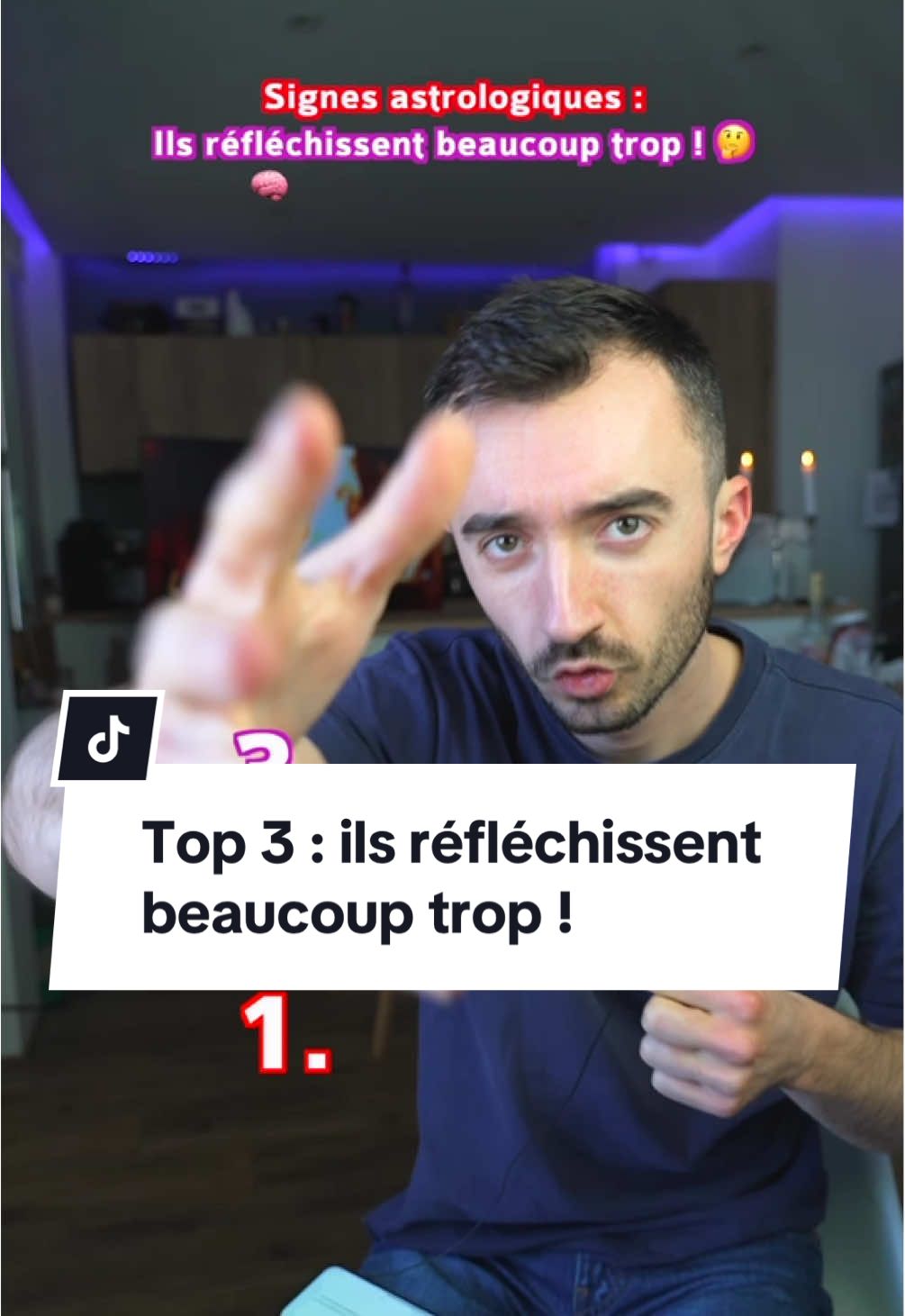 C’est 3 signes astrologiques réfléchissent beaucoup trop ! 🤯 Tu as trouvé le numéro 1 ? Sinon, voilà la réponse : Le gémeaux ♊️  Et toi c’est quoi ton signe astrologique ? 😉