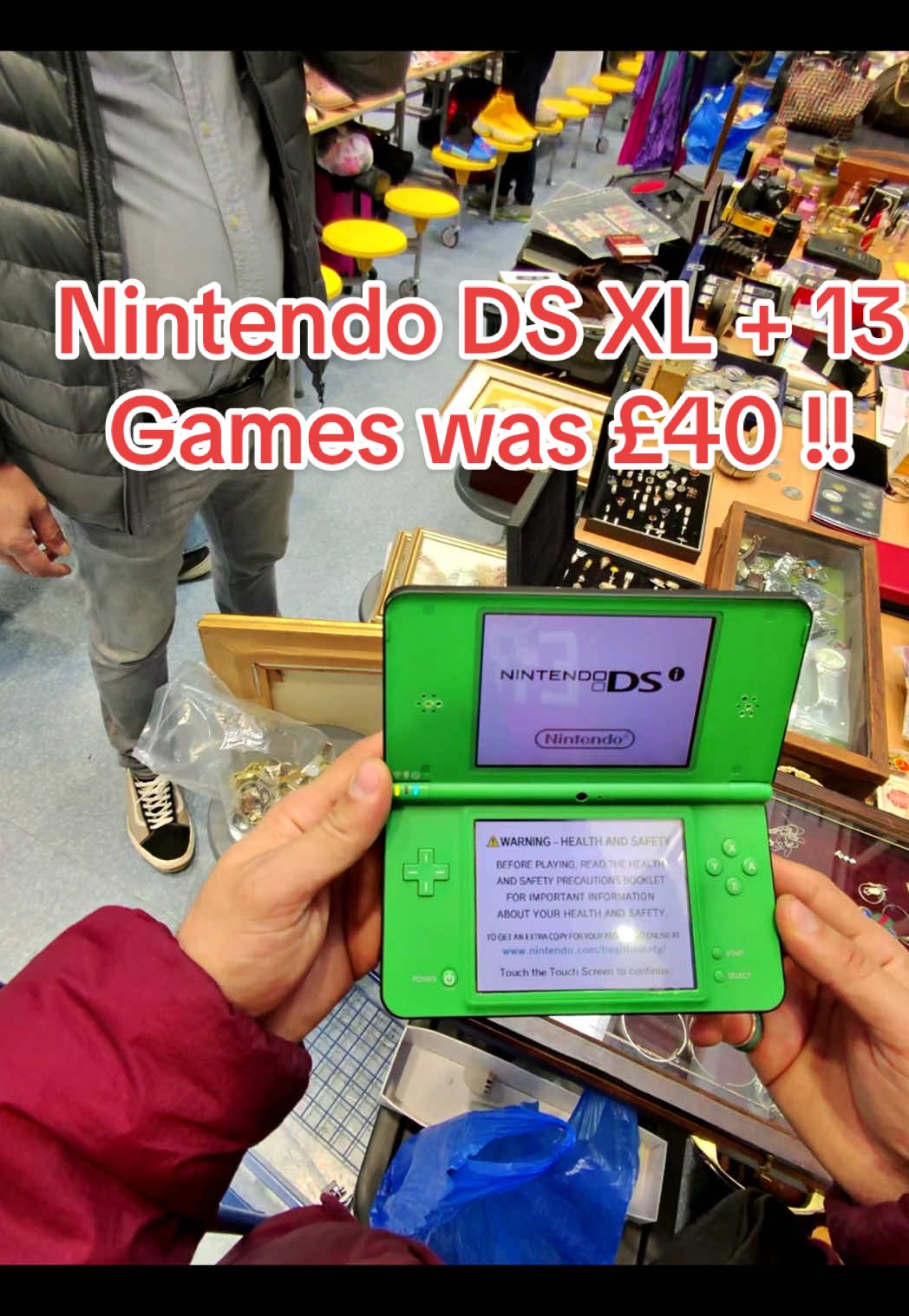 It was cheap cheap! Nintendo+13 Games. I didn’t buy.🤷🏻‍♂️ . #carboot #carbootfinds #carbootsale #bargain #vintage #nintendo #london #tik_tok #foryoupage❤️❤️ #vintagetoys 