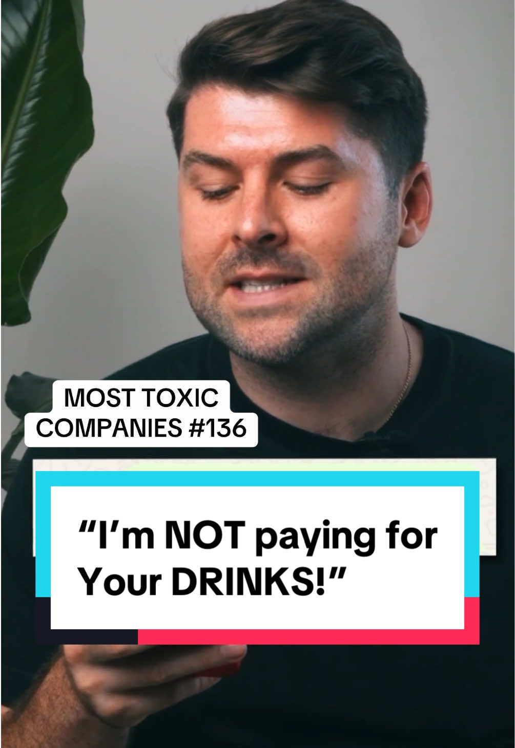 Refusing to Pay and Employee Drinks Tab is just a Pathetic Look... #toxiccompanies #react #redflags #badboss