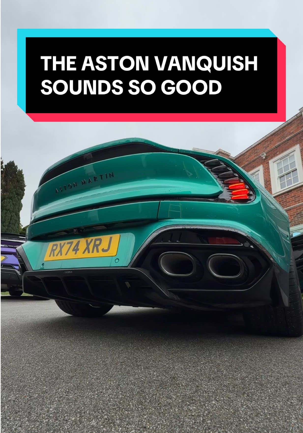 I feel like the more miles I put on this, the better it drives. Sounds nice and raspy. I feel like Aston should have tried to put in some more burbles though. But another W for the Vaquish
