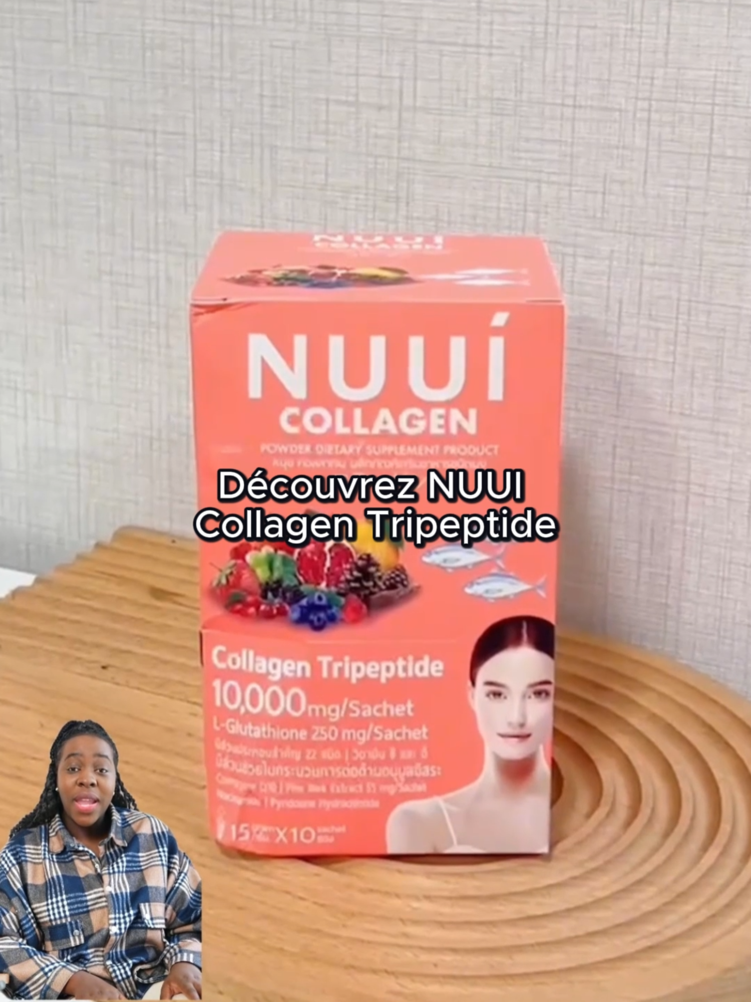 NUUI COLLAGEN Collagène Tripeptide 10.000mg  #produitthailandais #glowingskin #NUUICOLLAGEN #visisbilité #tiktokmali🇲🇱223 #cotedivoire🇨🇮 #senegaltiktok🇸🇳🇸🇳🇸🇳 #fypシ゚ #100kfollowers