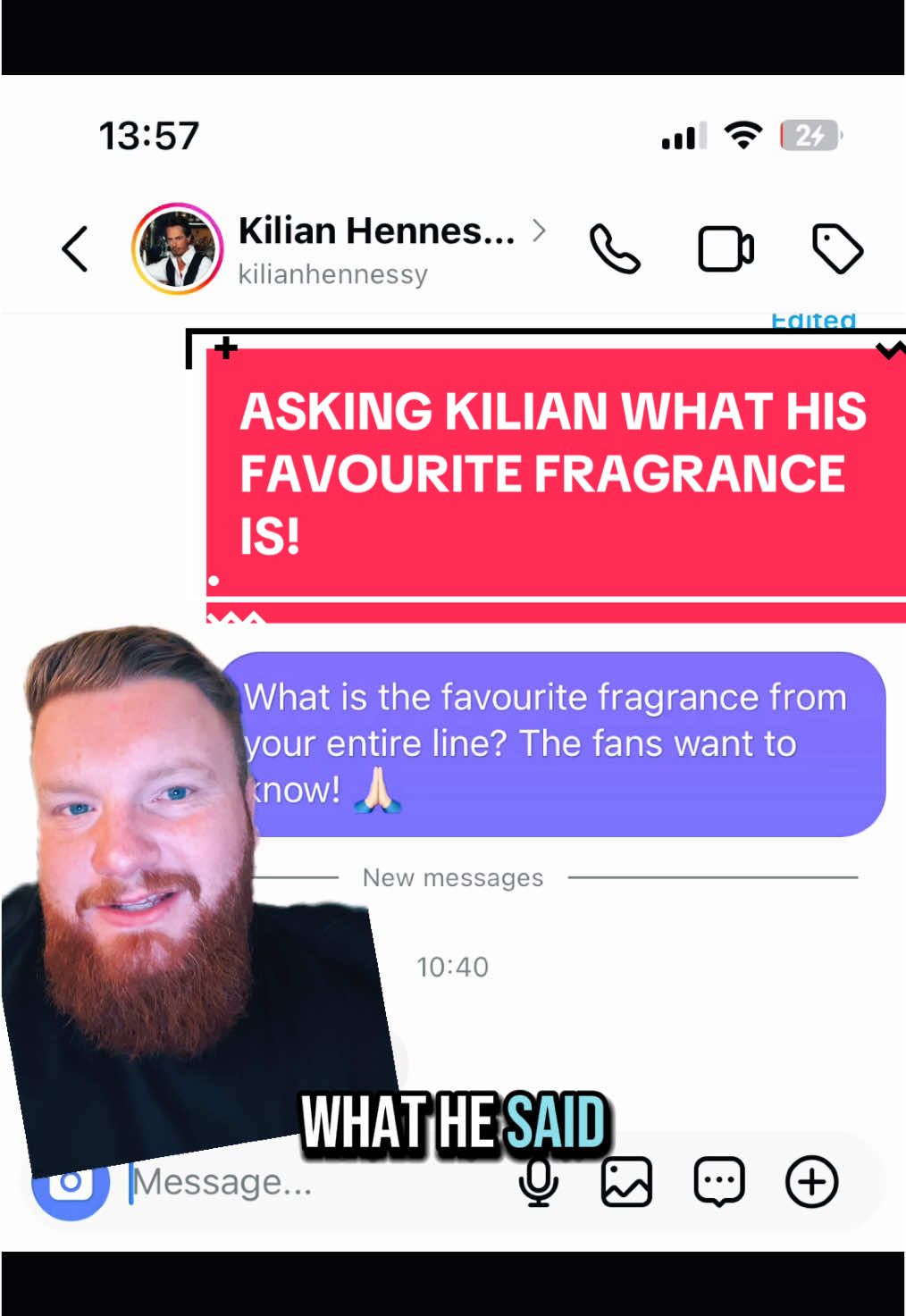 I asked Mr KILIAN Hennessy what his favourite fragrance was! 🤔💭 #jurysfragrance #fragtok #mensfragrance #fragrances #fragrancetiktok #fragrancearmy #fragrancereview 