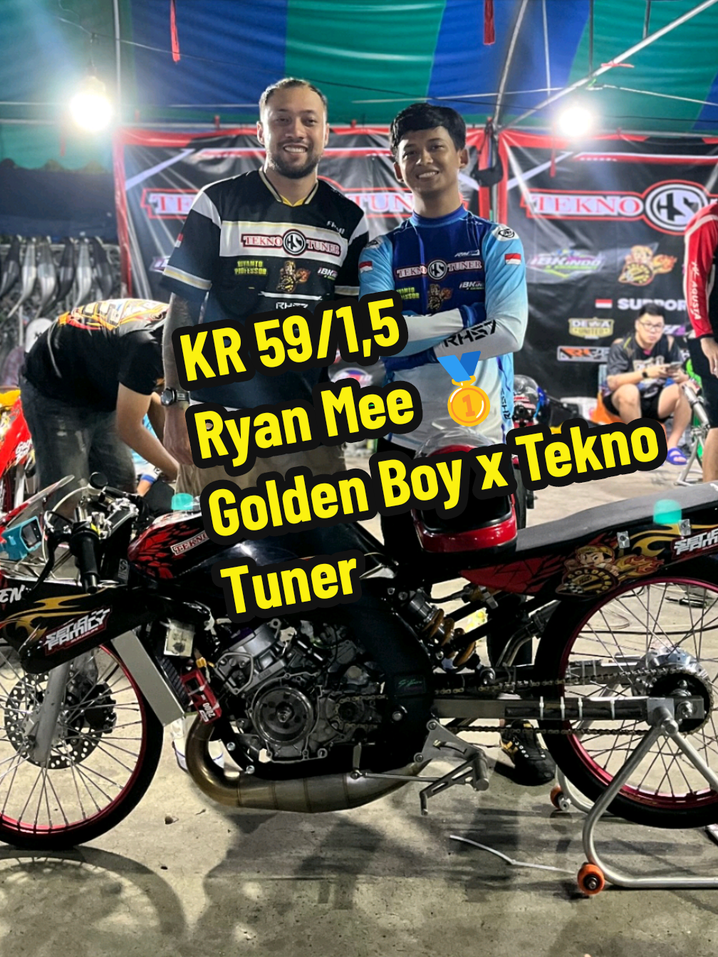 Joki yang sempat diremehkan diawal, Membungkam cacian dengan Juara 🚀 Congrat @ryan_mee146  KR 59/1,5 🥇 Golden Boy x Tekno Tuner 🙌 @Tekno Tuner Hs Official @fahmiaulani @putrianjani227 #teknotuner #setiafamily #ryanmee146 #fyp 