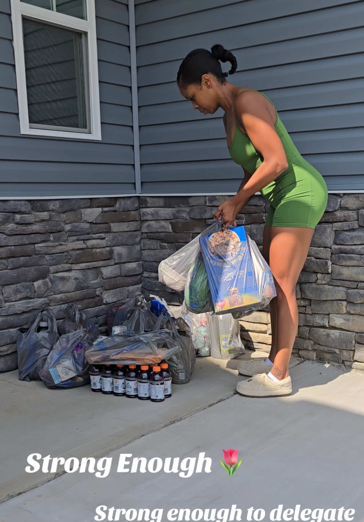 Strong enough to lift, lead, and let go.  ~Girl Math!!  🌱 . Strong enough to delegate the groceries, show up for what matters, and be fully me—unapologetically. Strength isn’t just in the body; it’s in the mind, the choices, and the boundaries.  💪🏽💫 . . . #StrongEnough #OwningMyPower #womensmonth 