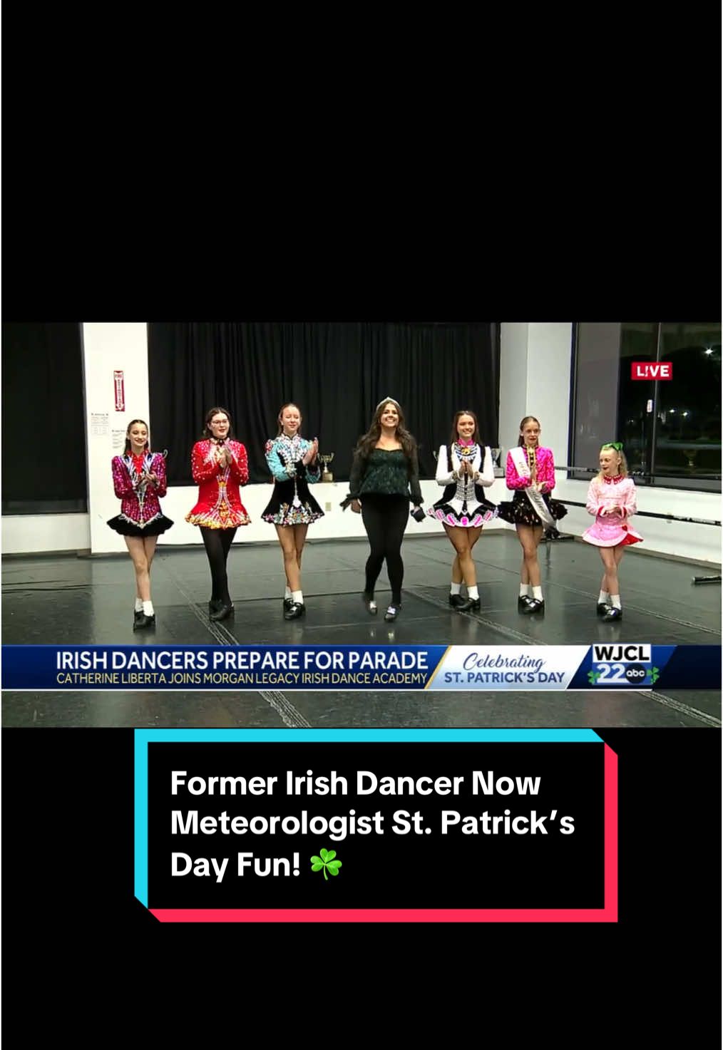 Former Irish dancer, now meteorologist day in the life! ☘️ #irishdance #stpatricksday #morningnews #savannah #tvnews #fyp #riverdance #georgia #foryou #meteorologist #southeast #wjcl #stpatricksdayactivities #savannahstpatricksday #stpatricksday2025 