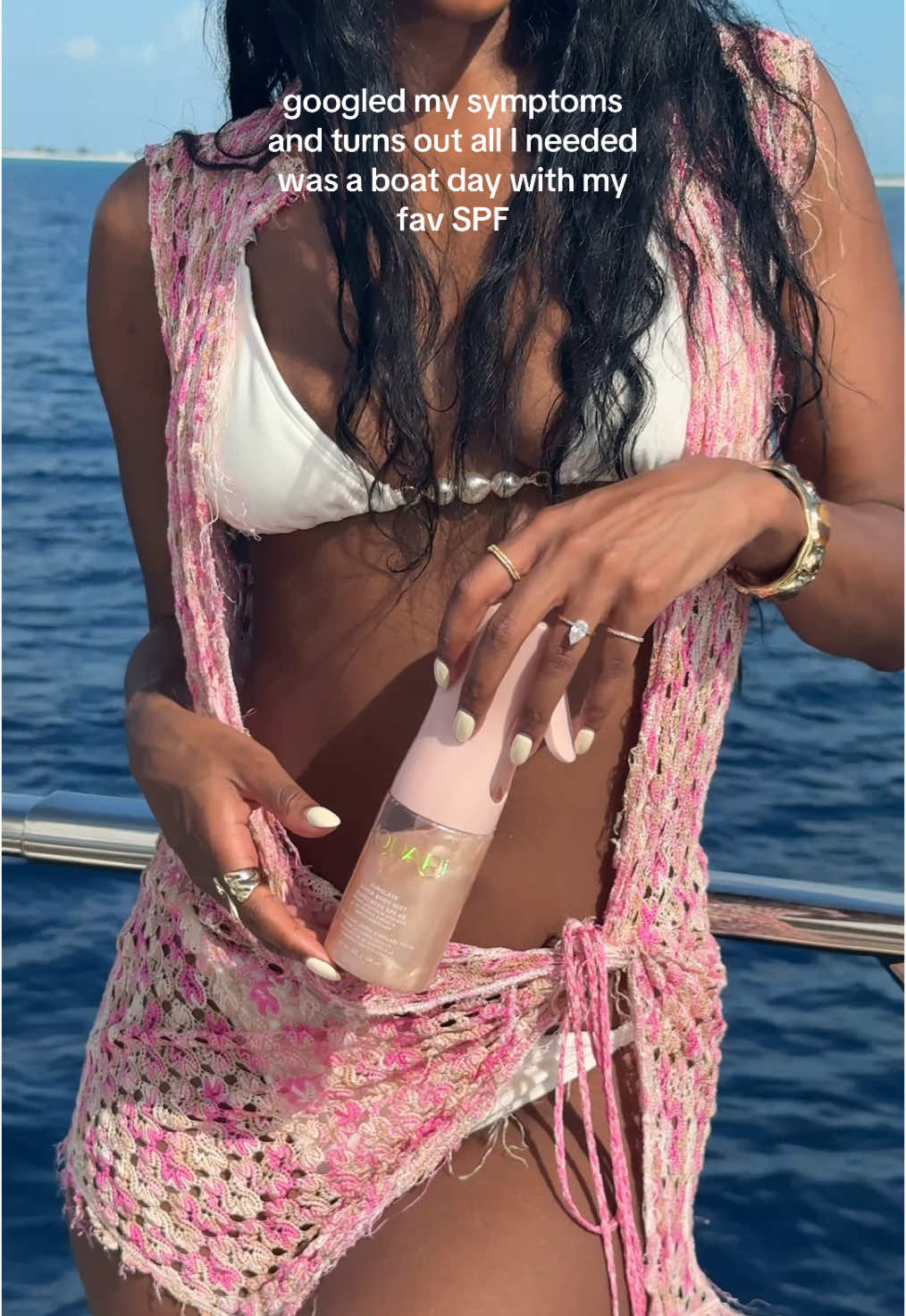 @UCHE with a protected glow💗✨ #kopari #koparibeauty #glow #spf #koparispf #koparisunglaze #koparisuperliveweek 