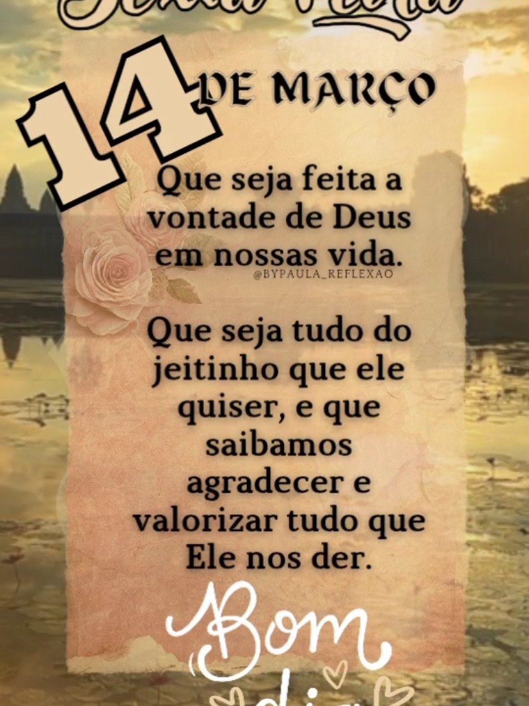 #DEUS abençoe o nosso dia #diaabencoado #fyf #bomdia #reflexão #foryou #motivacao #motivacional #frasesmotivadoras #mensagem #parastatus #videoviral #compartilha #paravoce com carinho #viralvideos  #tiktokmotivacional #status #videoslongos