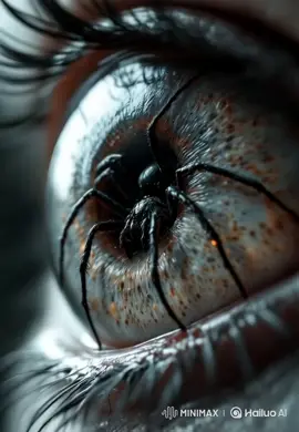 Spider in your eye? Made with @Hailuo AI (MiniMax) #spiders #spidersoftiktok #horrortiktok #horrorjunkie #horrorfans #bizarre #horroranimations #horrorai #scarytiktoks #foryoupage #arachnidsoftiktok #arachniphobia #areyouafraidofspiders #spookytok #horrorart 