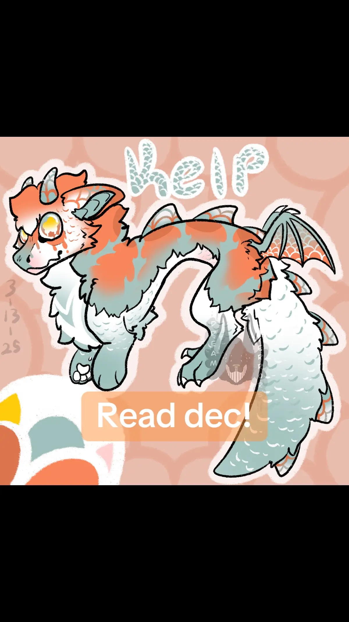 New adopt! ($15) pls dm me on discord if interested! -dream_errors Commissions open! #art #artist #digitalartist #digitalart #dog #dragon #drawing #colors #pretty #furryart #fursonaart #commissionsopen  #furry #cute #newadopt #adopts #furryadopts #adoptables #creatures #dragons