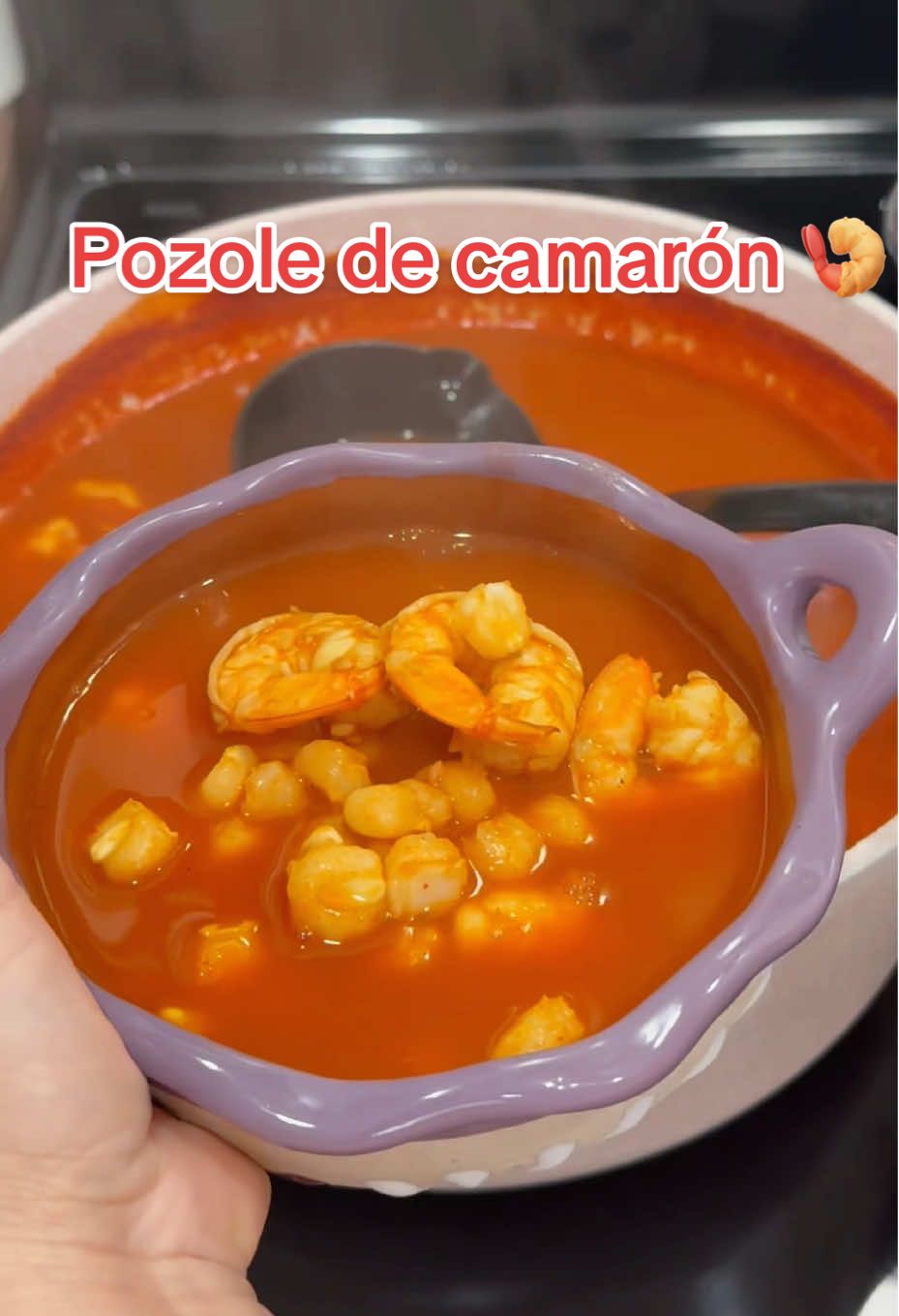 Pozole de camarón 🍤 perfecto para esta cuaresma #pozoledecamaron #pozole #comidamexicana #mexicanrecipes #mexicanfood #cuaresmarecipe #comida  #viral #parati #foryoupage #foryou #fyp #usa🇺🇸 #latinos #tiktok 