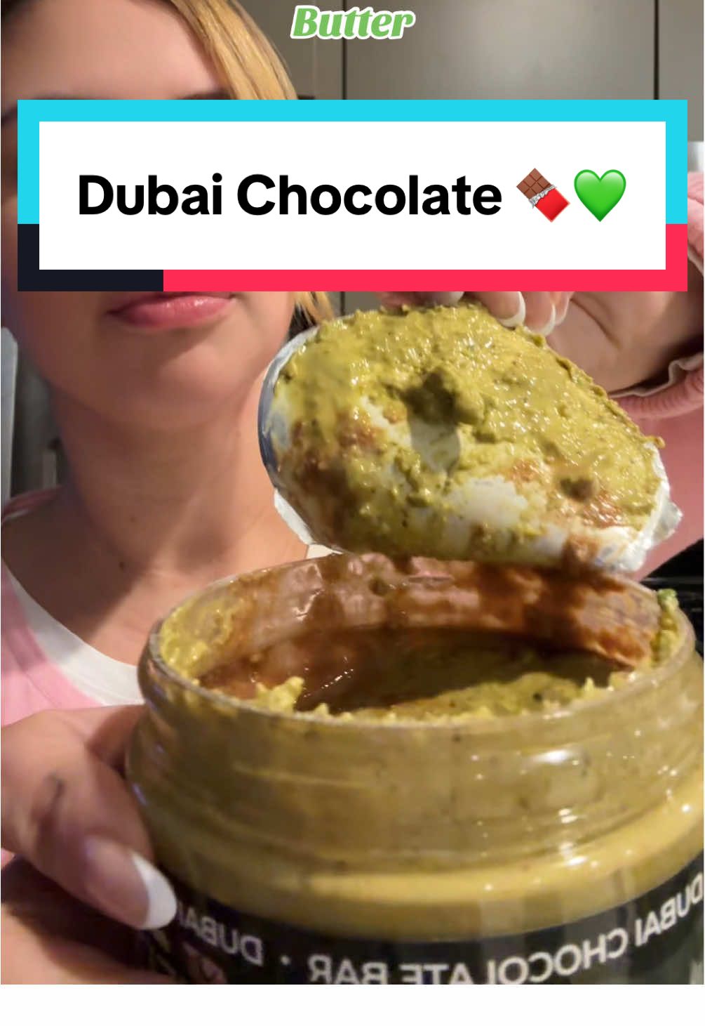 Get it here! So good and way better then I expected! #dubai #dubaichocolate #dubaichocolatepeanutbutter #dubaichocolatebar #tastetest #Foodie #dessert 