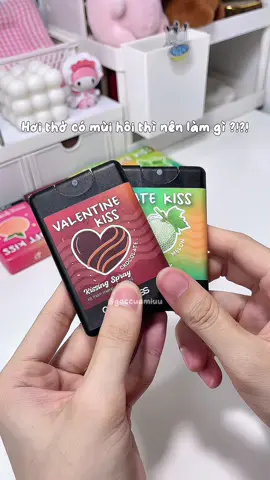 Xịt thơm miệng cho người khó chịu hôi miệng nè #goccuamiuu #reviewlamdep #goclamdep #xitthommieng #kissingspray #xitthommienggiare #xitthommiengorgamiss  