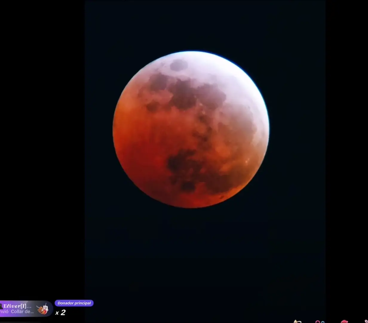 Eclipse total de luna, 2025, 14 de marzo en vivo fotografías en vivo #eclipse #fypage #eclipselunar 