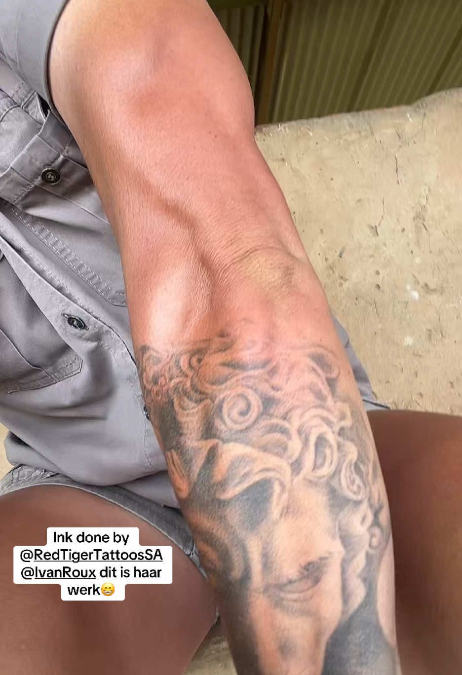 @Ivan Roux jy weet jy wil🤩😂 (Ink done by @Red Tiger Tattoos SA )