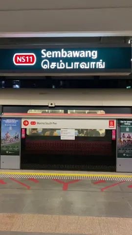 Alstom Movia R151 | For my son, who loves watching train videos. 😅  #smrt  #northsouthline  #sembawangmrt  #r151  #mrtsounds  #mrtannouncement 
