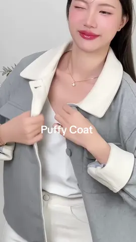 Puffy Coat ใครมีแพลนไปต่างประเทศต้องเก็บรุ่นนี้ไปจริงๆ น้องน่ารักมาก สีคิวท์สุดๆ🤍🩵🥼✨#miladi #fyp #OOTD  #ootdfashion  #fashion  #fashiontiktok   #fitcheck #เสื้อโค้ท #coat 