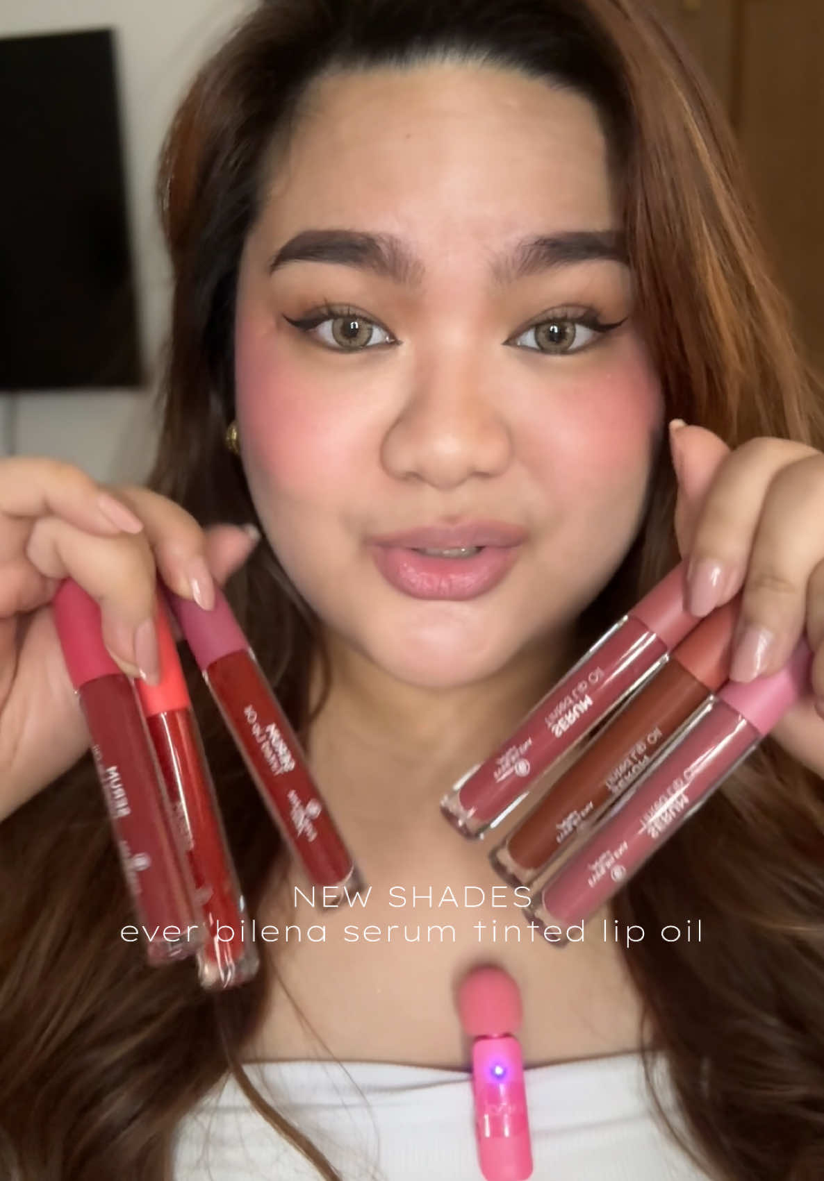New eb serum tinted lip oil shades!! @Ever Bilena #everbilena #beautyph #makeupph #makeup #BeautyTok #fyp #eblipoil #ebplusserumtintedlipoil #foreverbeauty 