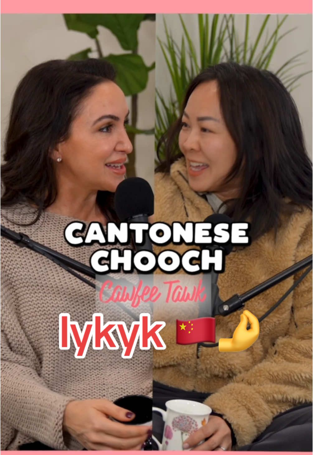 Cantonese Chooch 🇨🇳 🤌 • Blending Cultures on this week’s 𝑪𝒂𝒘𝒇𝒆𝒆 𝑻𝒂𝒘𝒌 𝒘/ 𝑻𝒂𝒓𝒂 𝑪𝒂𝒏𝒏𝒊𝒔𝒕𝒓𝒂𝒄𝒊 @Alyce Chan teaches me Cantonese terms with my #NewYork #Italian accent!  Alyce Chan is relatable & funny, online and on stage. I loved sitting down with her to TAWK motherhood, comedy & chivlarly! We reminisced about old neighborhoods, ethnic parents then vs. now and how being a gentleman is a good thing!  Listen/Watch wherever you #podcast A new episode of Cawfee Tawk every Monday!  ☕️🗣️ #comedian #comedy #cantonese #accent #coffee #coffeetime #funny 