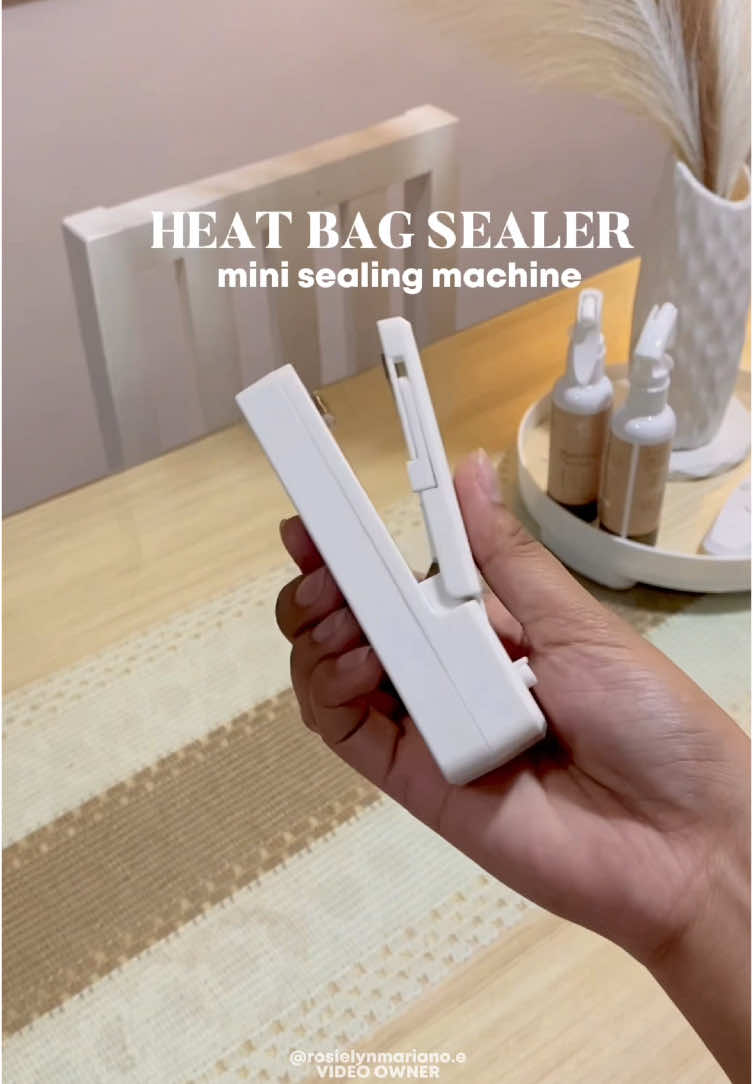 Wala ng masasayang ng pagkain dahil dito 🫣 #minisealingmachine #sealer #kitchenfinds #hacks #fyp 