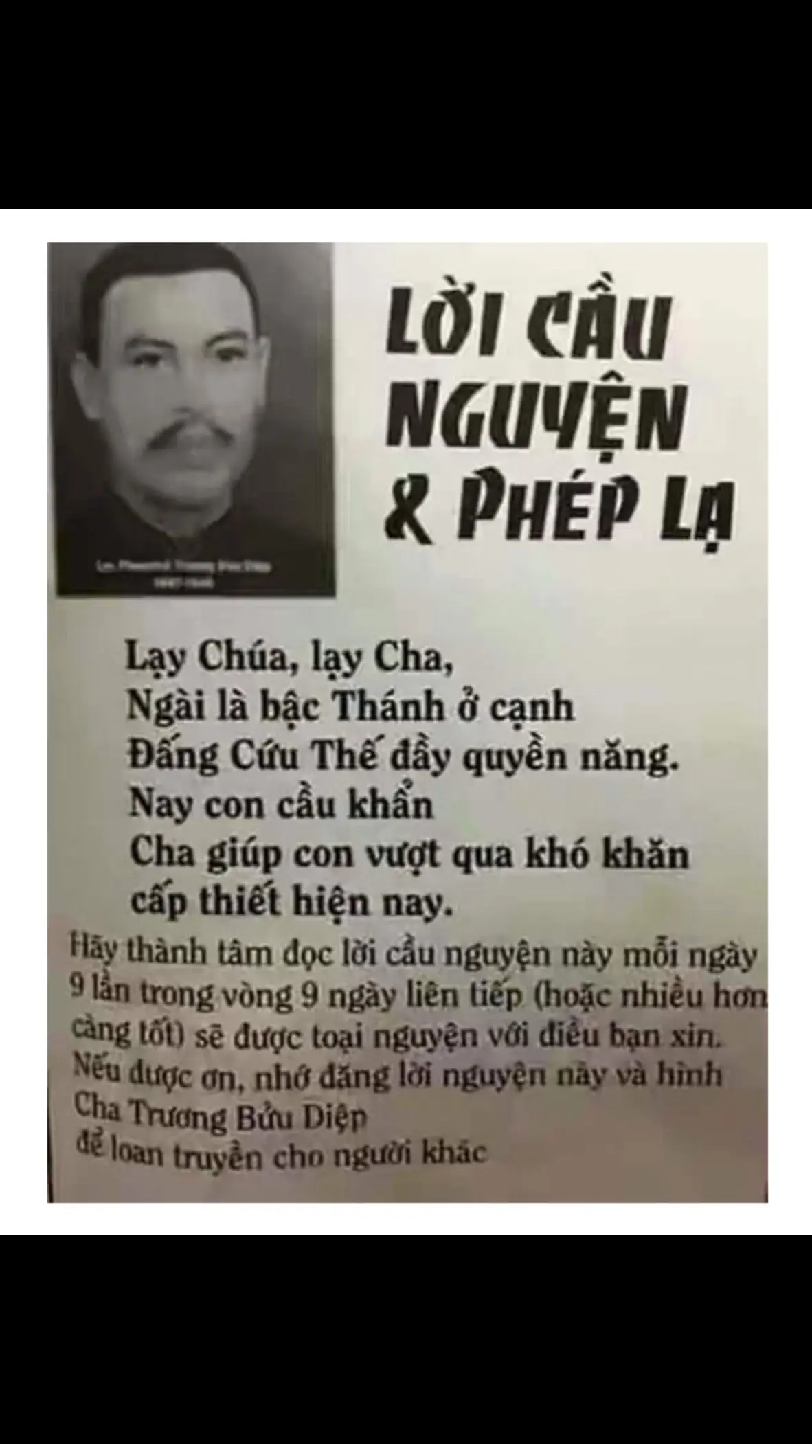 Lời nguyện và phép lạ#chadiep #chatruongbuudiep 