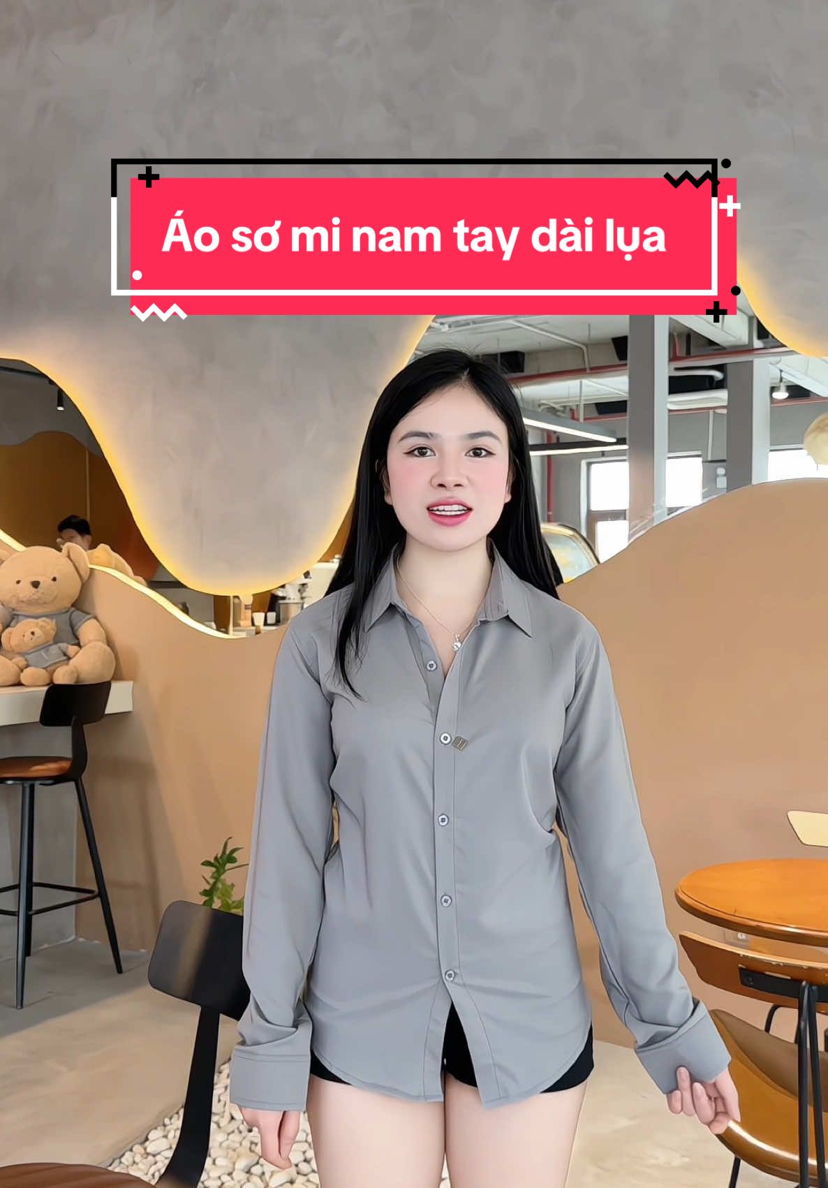 Áo sơ mi nam tay dài lụa