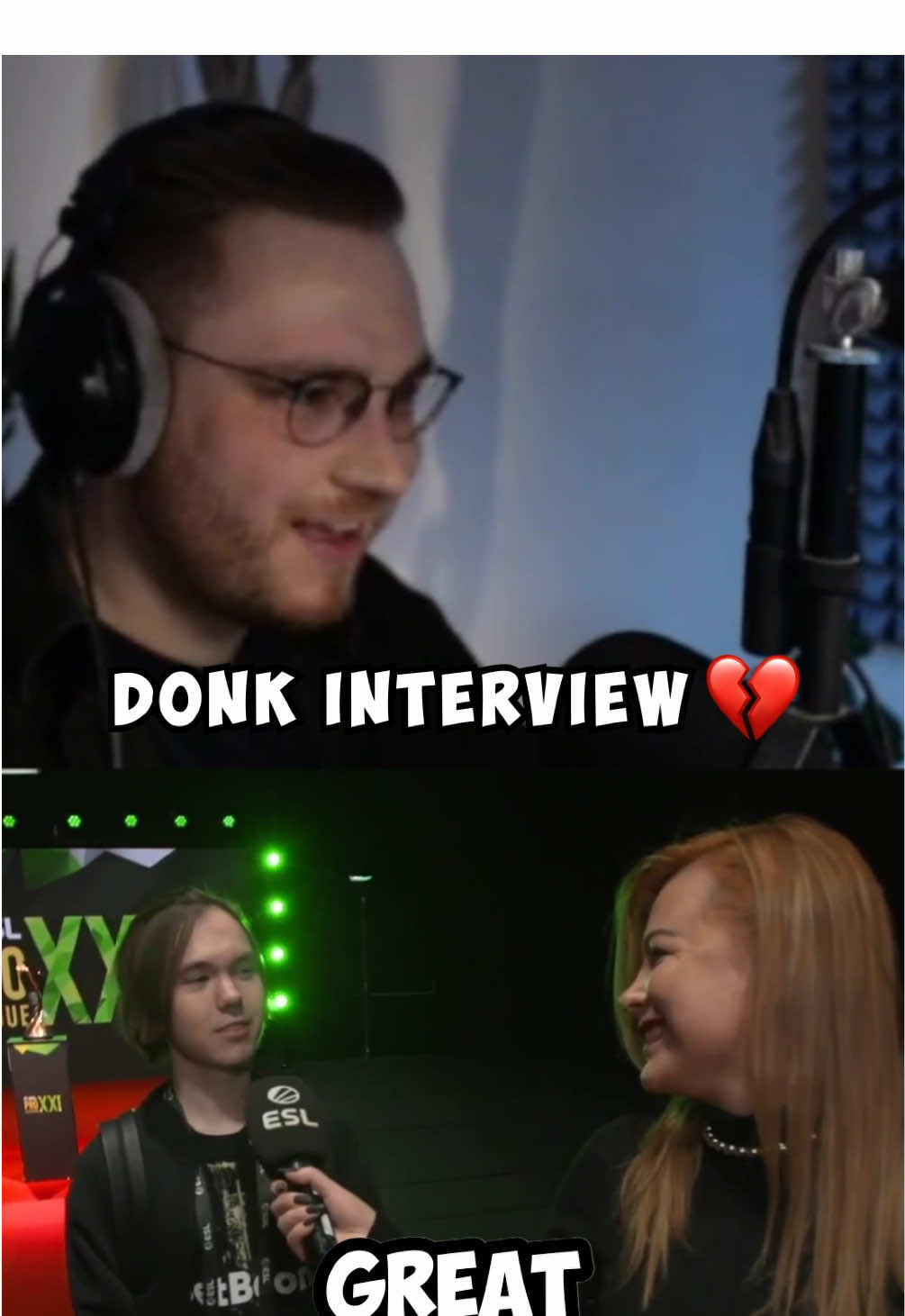 OhnePixel Rates Donk Interview #cs2 #csgo 