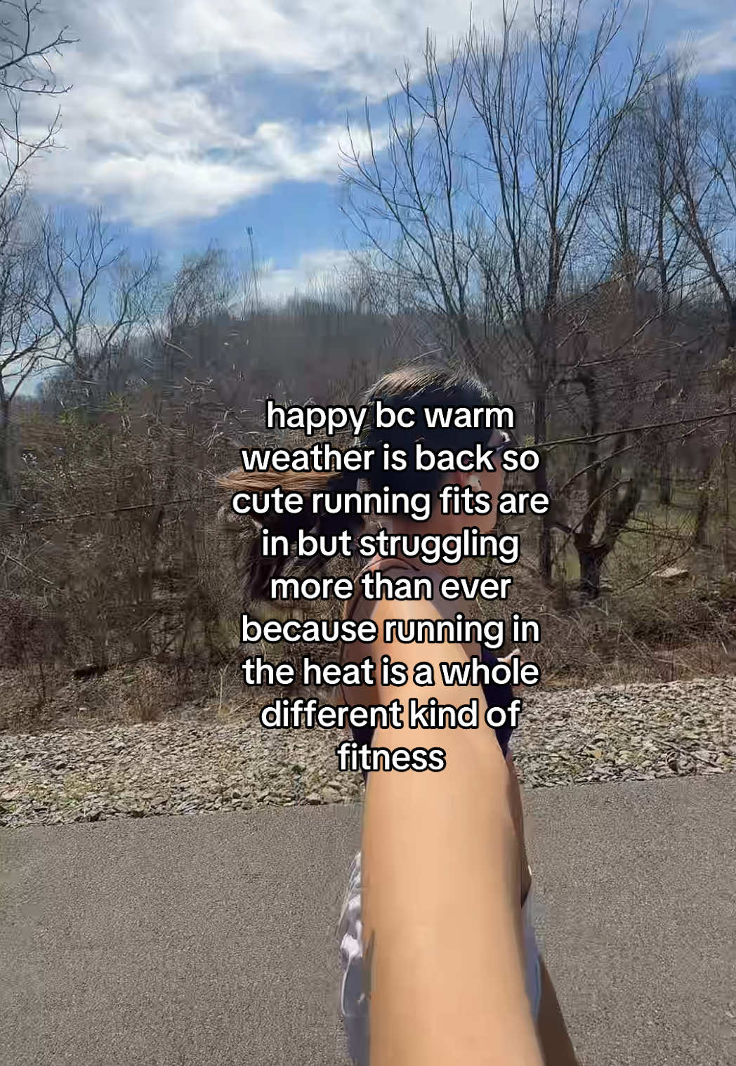 like how are you all maintaining the same pace you were running in the winter in 70+ degree heat… #fyp #Running #runtok 