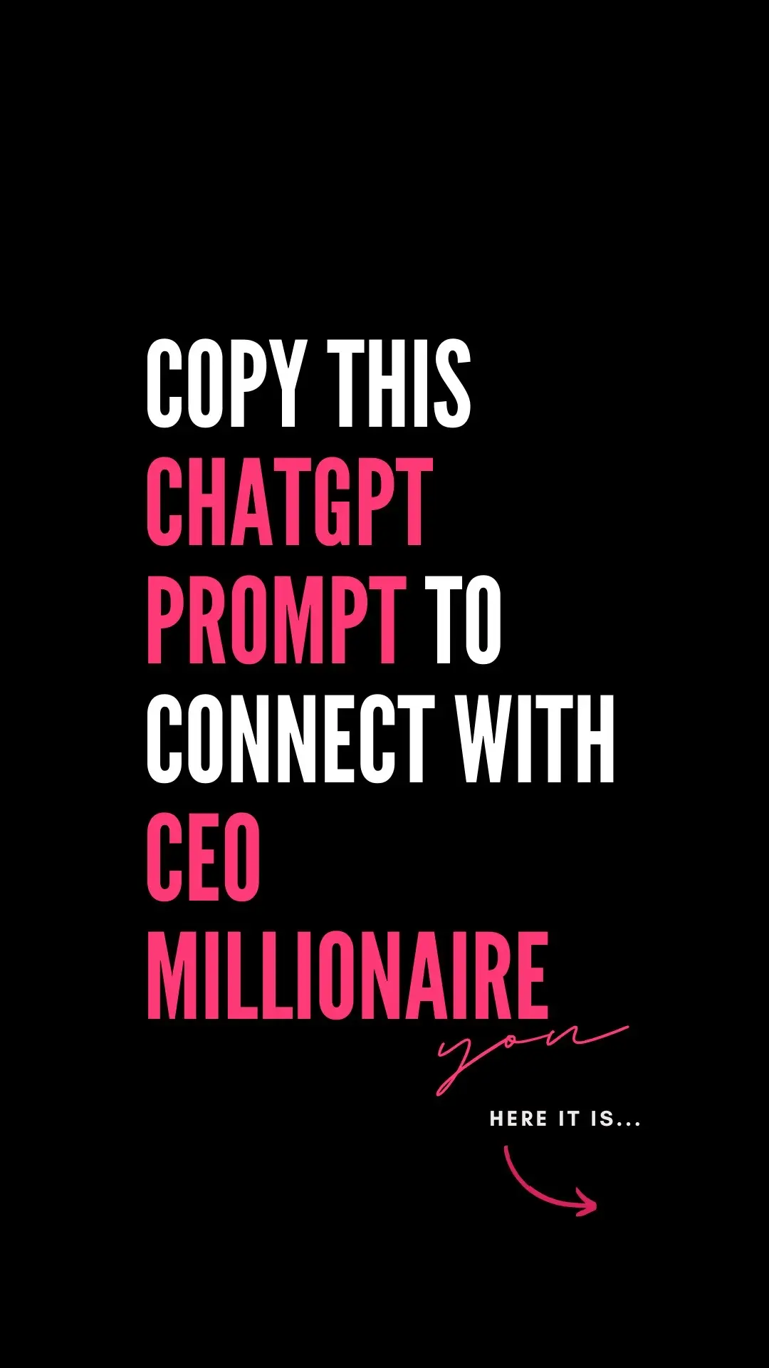 Copy + paste this into ChatGPT and prepare to meet the highest, richest, most unapologetic version of you: 