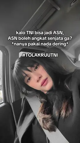 lapangan kerja sedikit, daftar ASN sulit. giliran lolos, ditunda pengangkatannya. giliran udah jadi ASN, ngerintis dari 0 pas udah diatas malah posisinya diambil si loreng 🤔 #tolakruutni #ruutni #tni #KembalikanTNIkeBarak #savecasn #pppk #prabowogibran 