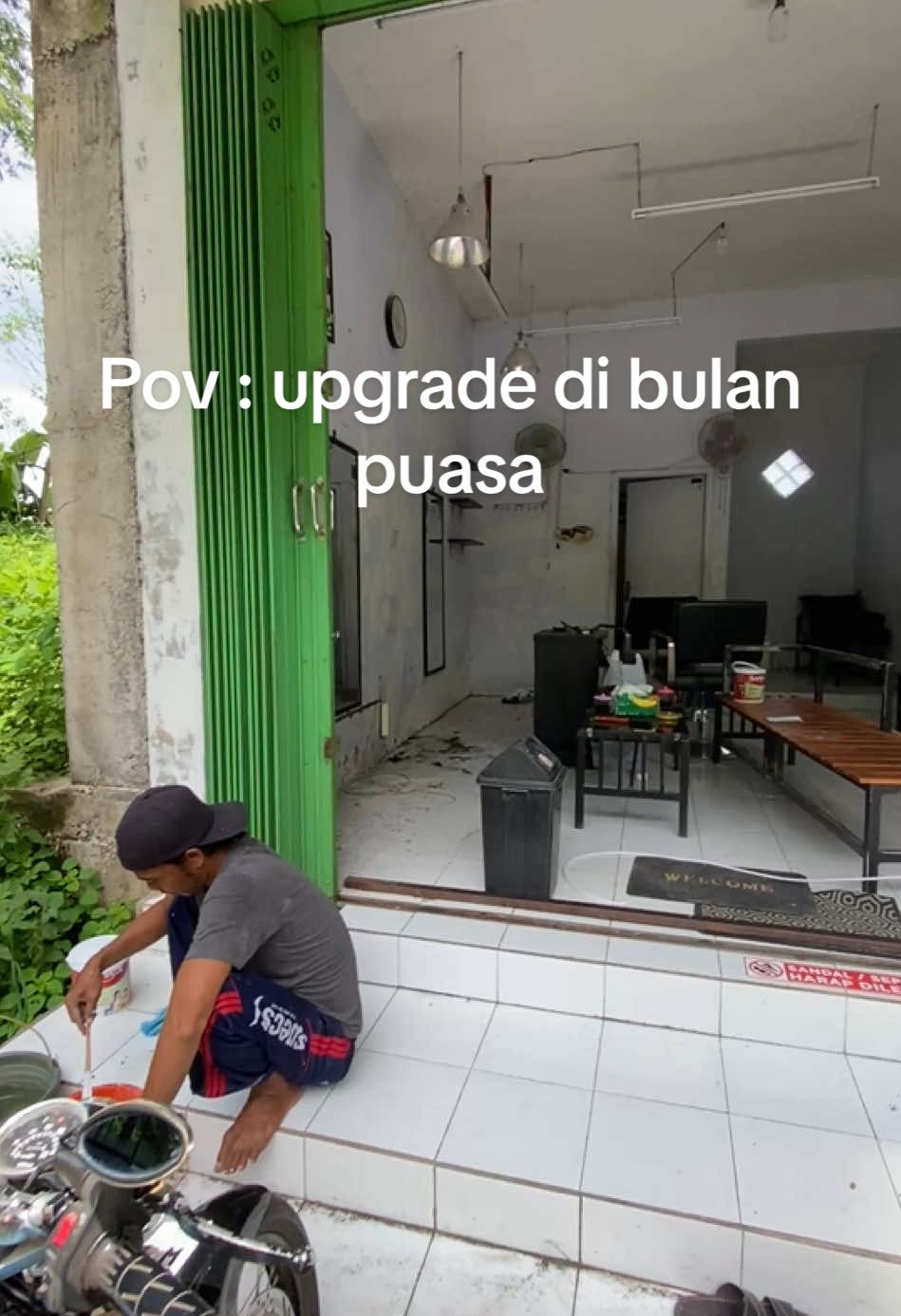 Alhamdulillah ramadhan 2025 Sederhana mawon #barbershop #dekorasibarbershop #fyp 