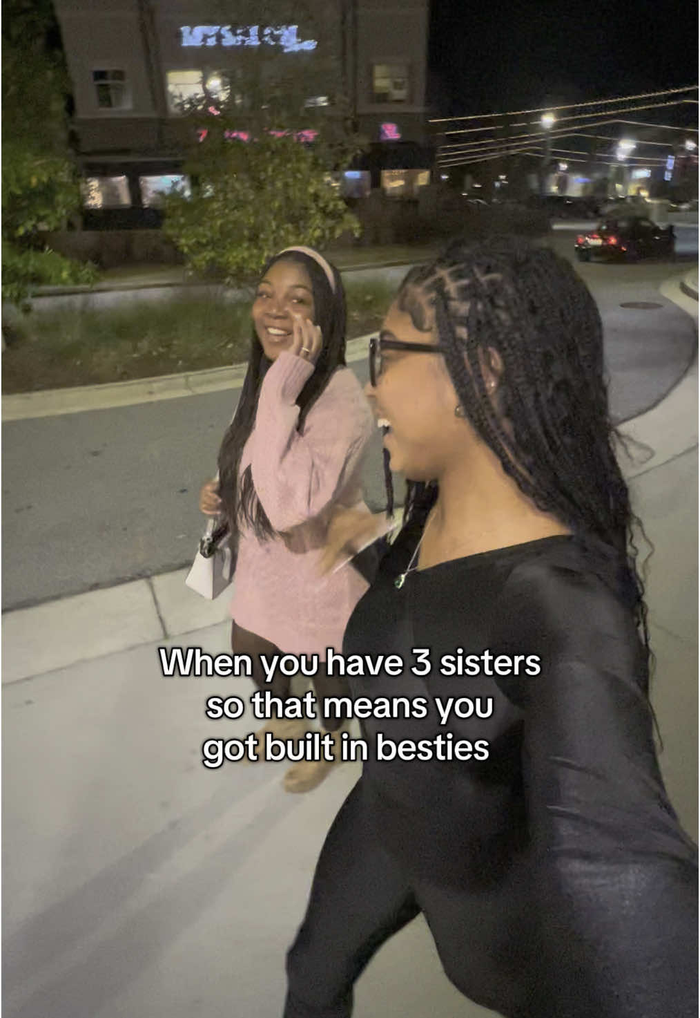 Sisters mean automatic besties . Who can relate?  #sisters #sistergoals #sisterhood #sistersister #sisterdatenight #sisterdate #BestFriends 