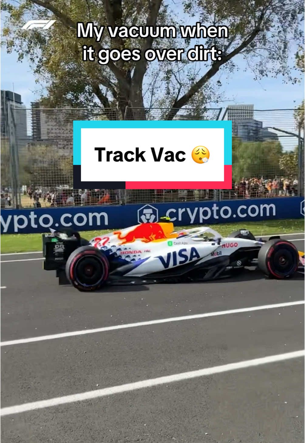 it’s really nice of the drivers to clean up after each other ☺️🧹 #f1 #formula1 #sport #Motorsport #australia 