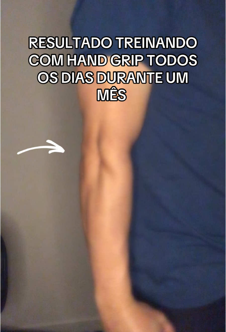 RESULTADO DO ANTEBRAÇO, TREINANDO COM HAND GRIP 30 DIAS 🦖 #fyp #fy #foryoupage #antebraço #calisthenics #calistenia #ff 