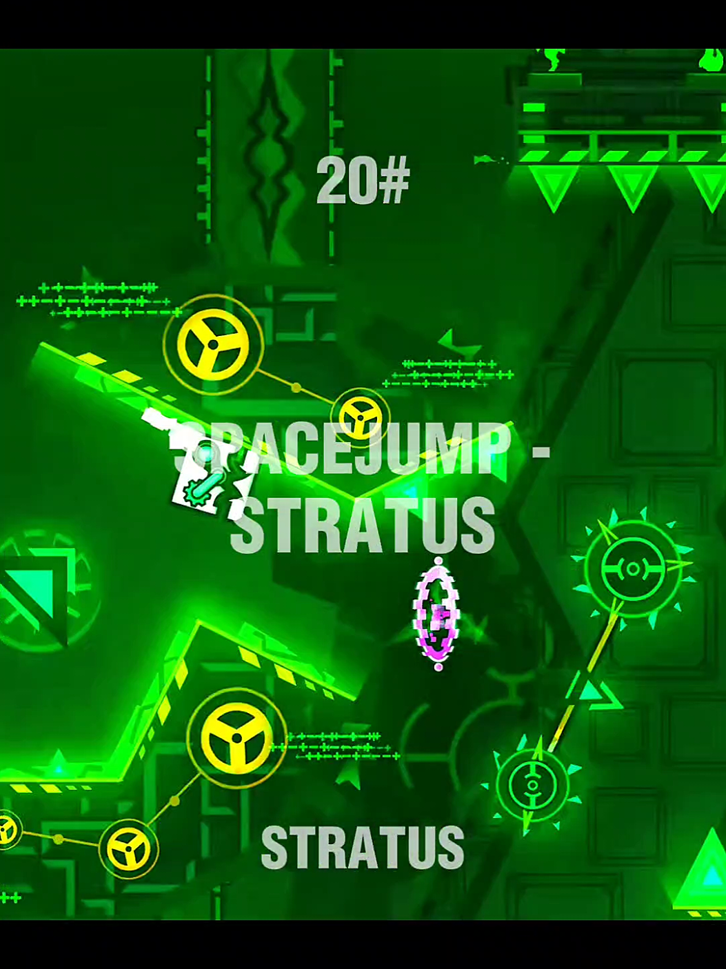 [PT. 20] SPACEJUMP - STRATUS   Stratus By: WOOM and more...   #geometrydash #bestsong #geometrydashlevel #music #CapCut #tiktok #fypシ #gameplay Recorded by: Nikver19