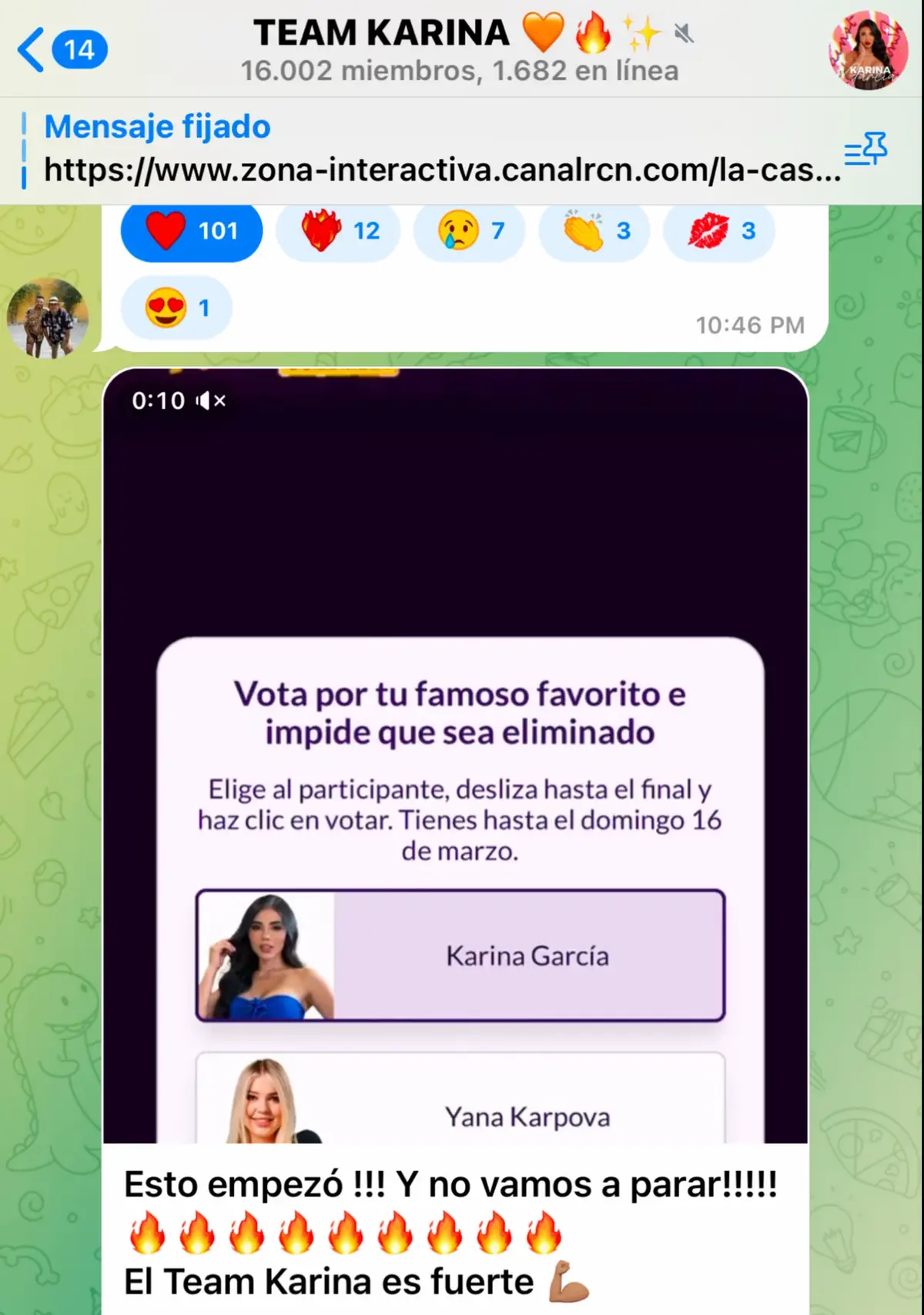 Se abrieron las votaciones vamos a votar por nuestra Karina ✅🤍 #viral_video #lacasadelosfamosos 