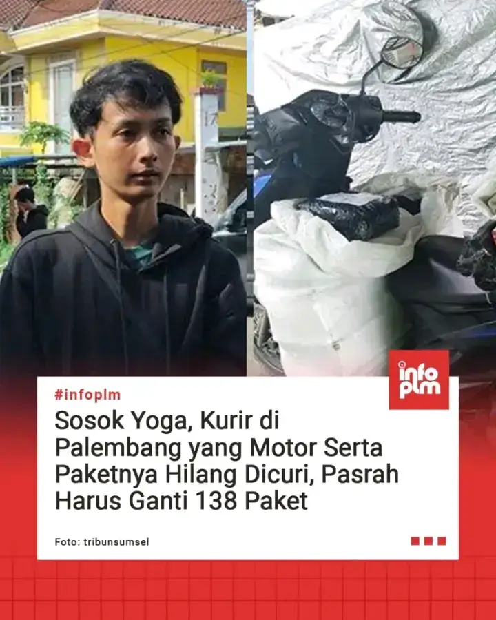 Siannyo lur mano nak lebaran, sabar sabar yo semoga cepet ketemu motornyo 🙏🙏 Kurir paket di Palembang bernama Yoga (20) harus kehilangan sepeda motor beserta 138 paket ketika sedang mengantar di Jalan Sirna Raga, Kelurahan 8 Ilir, Kecamatan Ilir Timur II, Palembang. Ia kehilangan sepeda motor Beat Deluxe warna biru hitam BG 3512 ADO yang diparkirnya pada Kamis (13/3/2025) sekitar pukul 12:00 WIB. Saat dijumpai di lokasi kejadian, Yoga mengatakan saat itu ia berjalan dari arah Simpang Abiassan, saat itu ia turun dari motor dan mengunci stang sepeda motor namun kunci masih terpasang di kontaknya. Saya turun mau kasih paket. Motor posisi stang terkunci tapi kunci masih dipasang di sana,