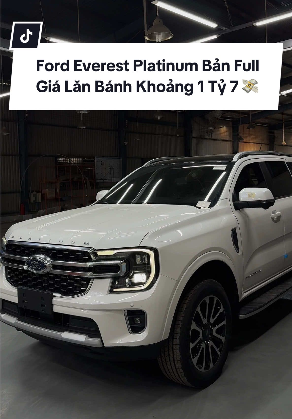 Ford Everest Platinum Trắng 4x4 Vin 2025 Cực Đẹp 🎉🌟 Màu Trắng có làm anh em lo lắng ? #ford #hoangnamford #everest #everestplatinum #platinum #platinum4x4 #suv #7cho 