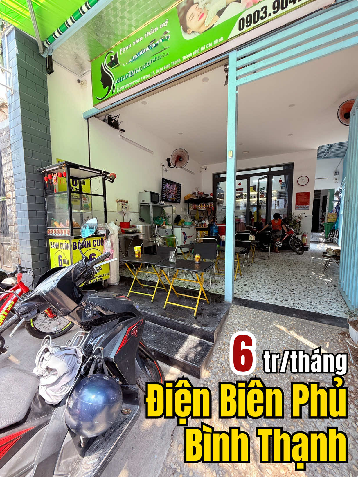 Cho thuê mặt bằng kinh doanh cafe, ăn vặt ở đường Điện Biên Phủ, Bình Thạnh. #tuantimnha #chothuenha #thuenha #matbangkinhdoanh #chothuematbang #matbang #quancafe 