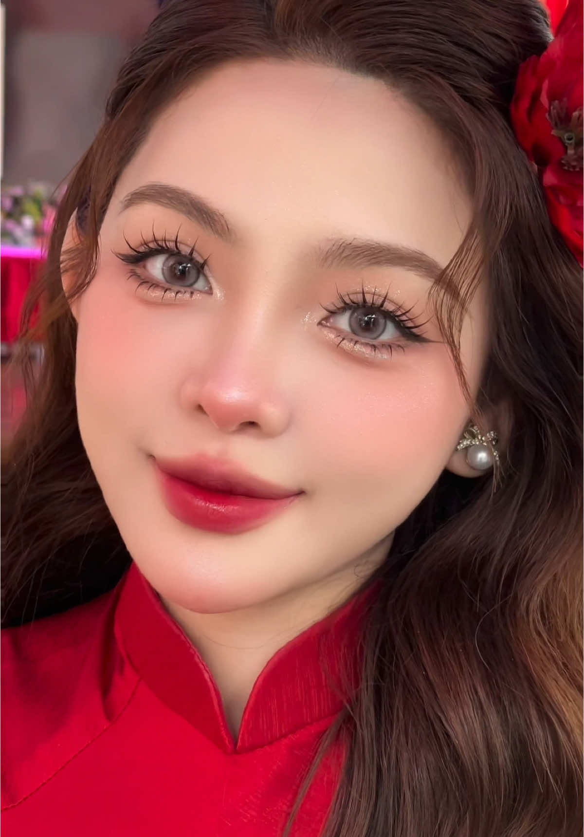Cô dâu cực xinh hôm nay của tui này #THUYHANGTHUYMAKEKEUP #trending #dadep #makeuptiec #xuhuong 