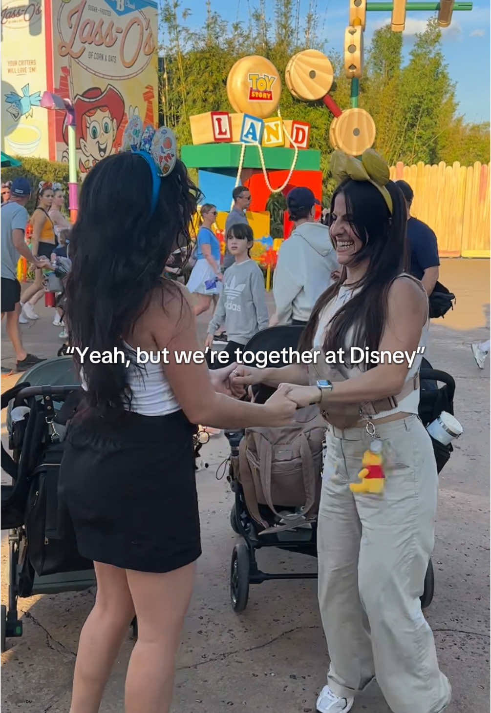 Disney play dates with our boys are always a rollercoaster 🤪 but we go through it together @Crystal ✨