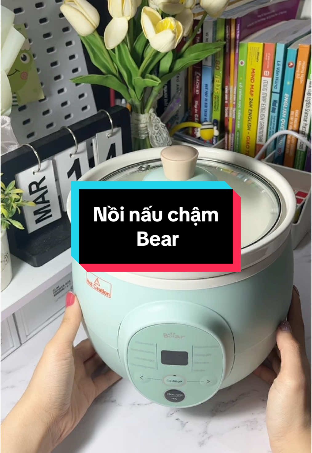 Nồi nấu chậm thực sự rất tiện #noinaucham #bear #dodunggiadung #ancungtiktok 