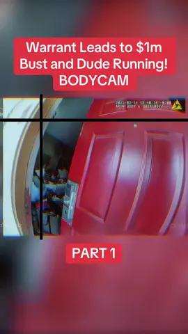 Warrant Leads to $1m Bust and Dude Running! BODYCAM Part 1 #cops #copsoftiktok #police #policeofficer #bodycam #crime #truecrime #truestory #foryou #fyp