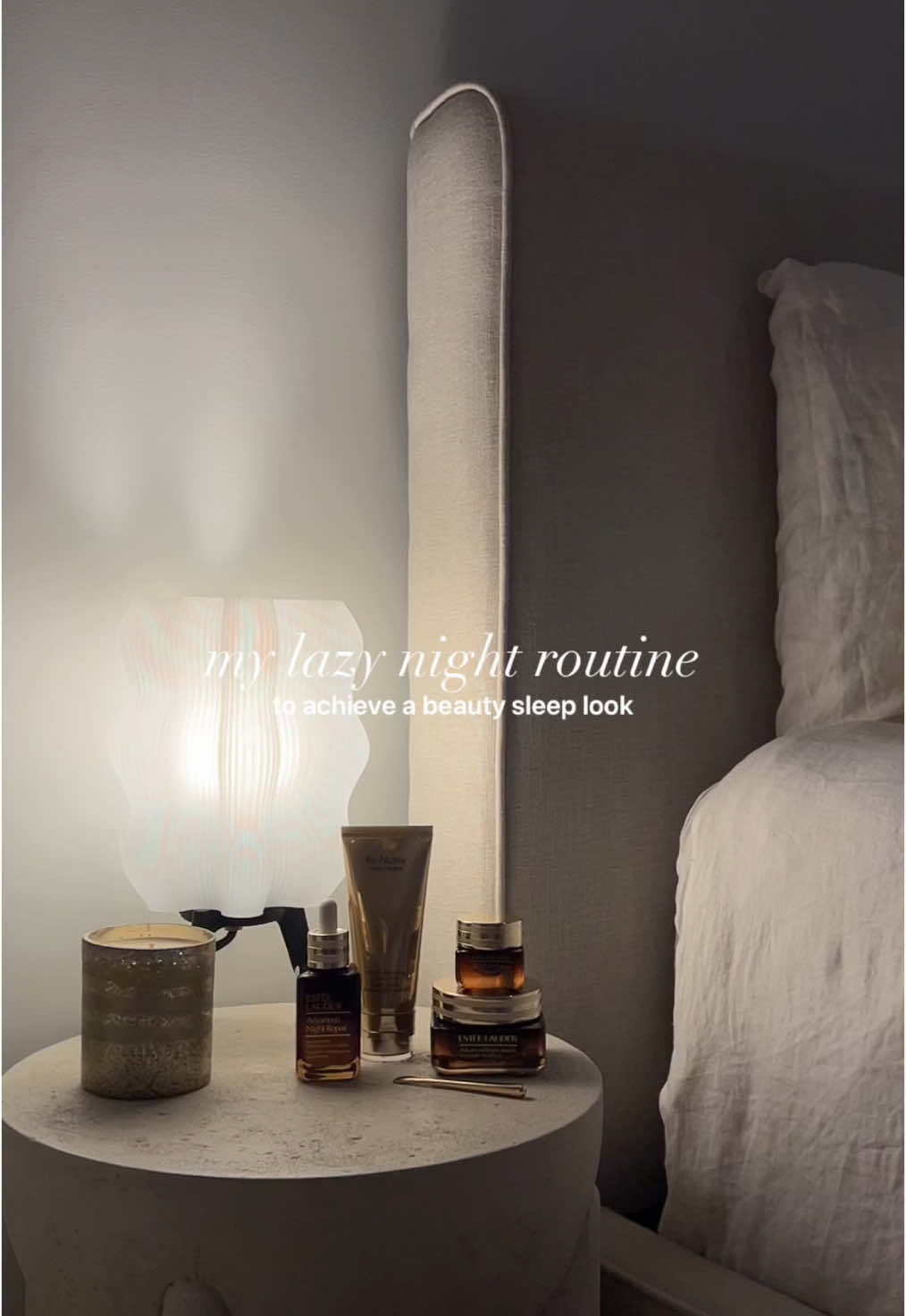It’s #SleepWeek 💤! Celebrate with good sleep and #LazySkincare from bed. #AdvancedNightRepair #NighttimeRoutine #SkincareRoutine @Laila 
