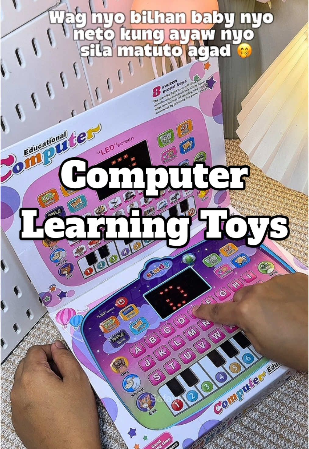 laptop toys for kids~ matututo na sila mag eenjoy pa ❤️ #laptoptoy #computertoy #educationalcomputer #educationaltoys 