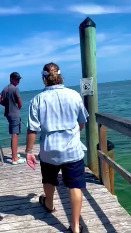Is this braid? !! 🤣.                                        #fishing #fishinglife #floridakeys #snook #tarpon