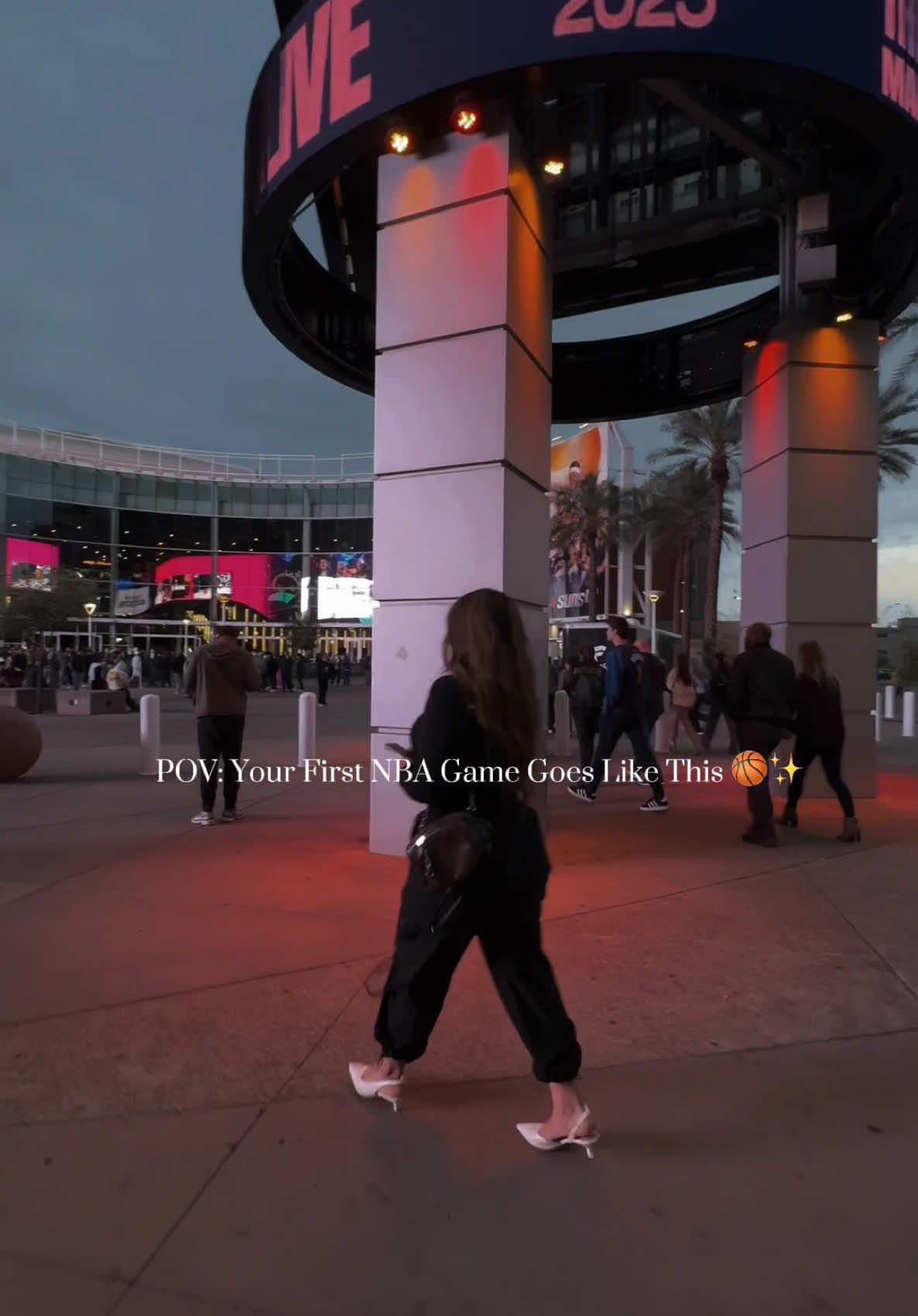 It’s more than a game, it’s a vibe 🏀💫 #NBA #nbaplayoffs #basketball #GameNight #nbalive #gameon #playoff #phxsuns #phoenixsuns #az #phoenix #onfire #fyp #fypシ #explorepage #datenight 