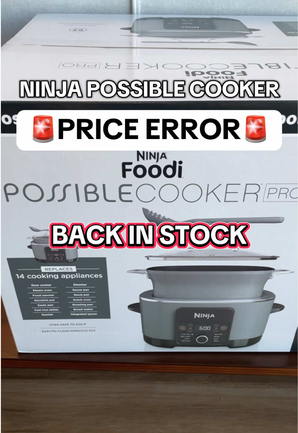 Last chance to get this bestselling Possible Cooker Pro by Ninja on a massive discount right now before this deal ends!  #possiblecooker #ninjapossiblecooker  #slowcooker #dutchoven  #TikTokShopCreatorPicks #TTSLevelUp #ttsdelightnow #GiftGuide  #springtok  #SpringintoHealth #TikTokShopRestock #seasonalgems #TikTokShopSpringGlowUp #SpringGlowUpBoost #SuperBrandDay   #MySuperMoment #TTShome 