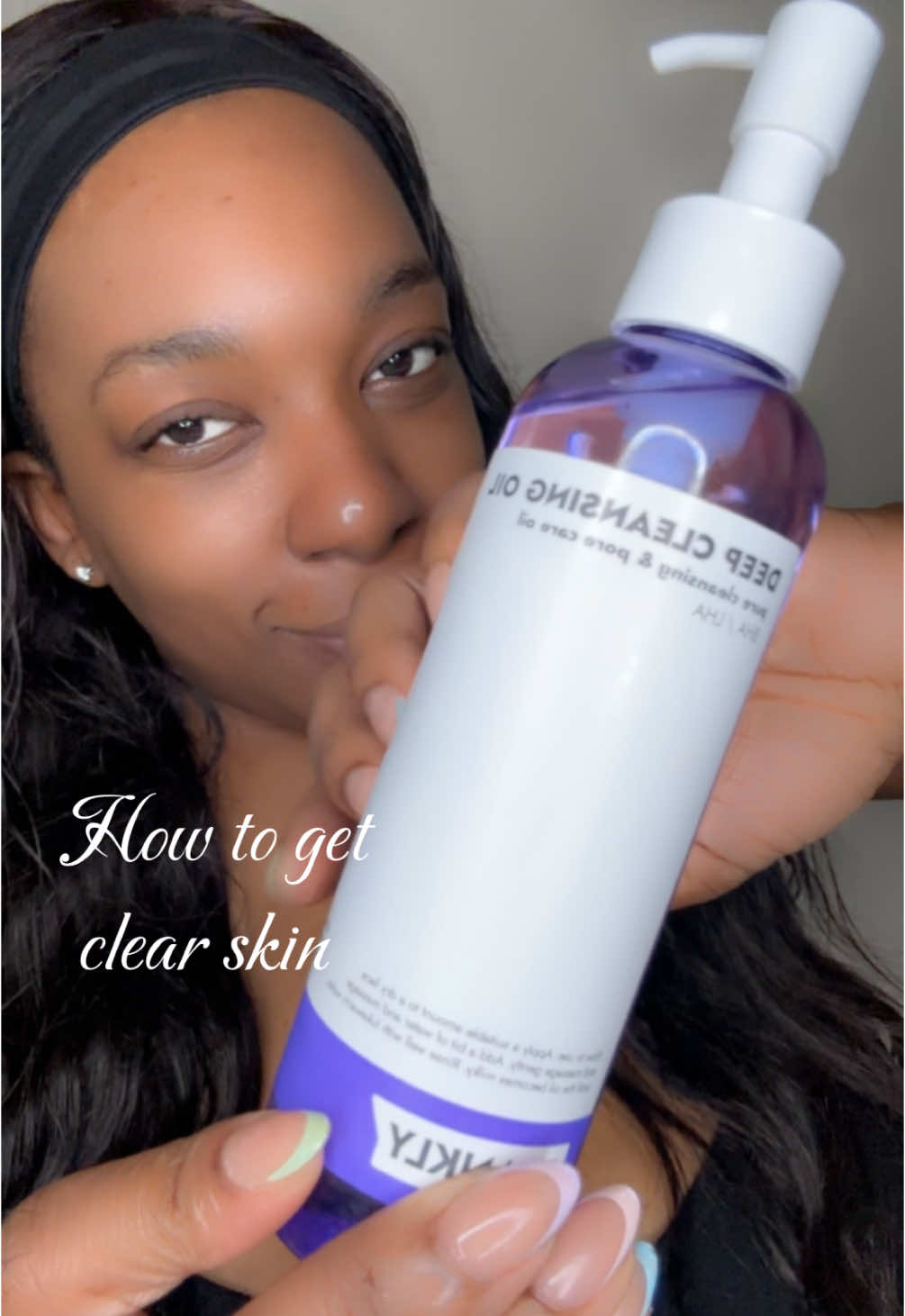 My goal is to have amazing clear glowing skin. @FRANKLY products are do good!! #kbeautyskincare #franklyskincare #cleansingoil #deepcleansingoil #clearskin 