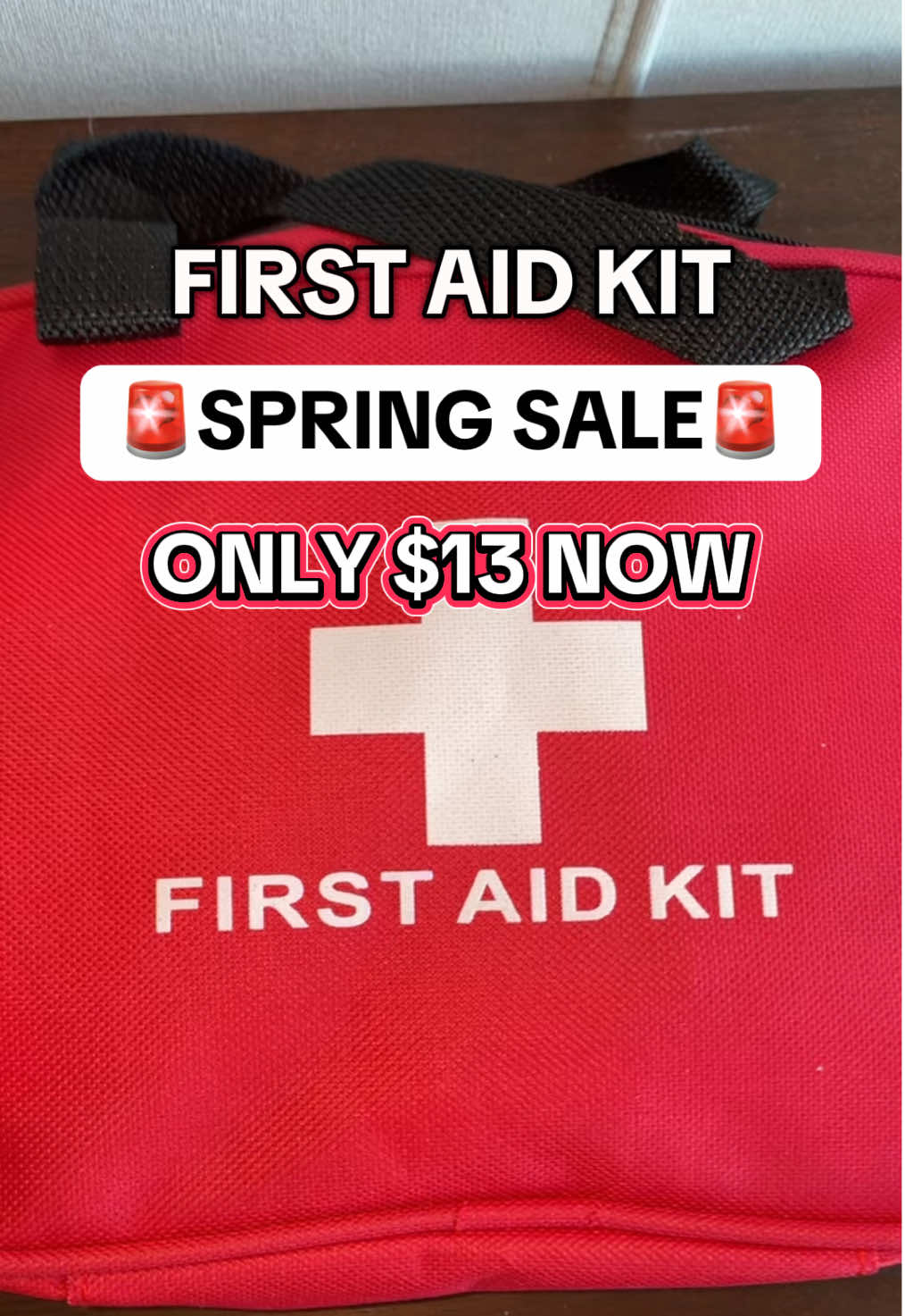 Get this bestselling First Aid Kit on a massive discount right now!  #firstaidkit  #TikTokShopCreatorPicks #TTSLevelUp #ttsdelightnow #GiftGuide  #springtok  #SpringintoHealth #TikTokShopRestock #seasonalgems #TikTokShopSpringGlowUp #SpringGlowUpBoost #SuperBrandDay   #MySuperMoment #TTShome 