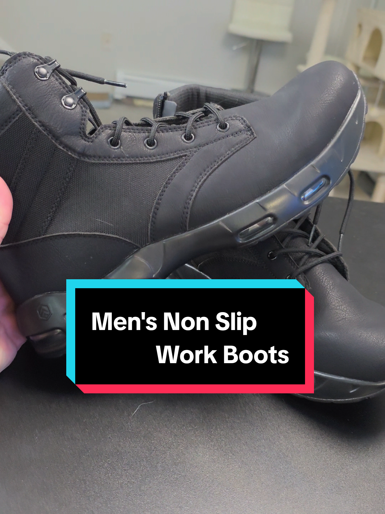 Men's Non Slip Work Boots Air #mensboots #botas #workboots #boots #botasdetrabajo #tiktokfinds 